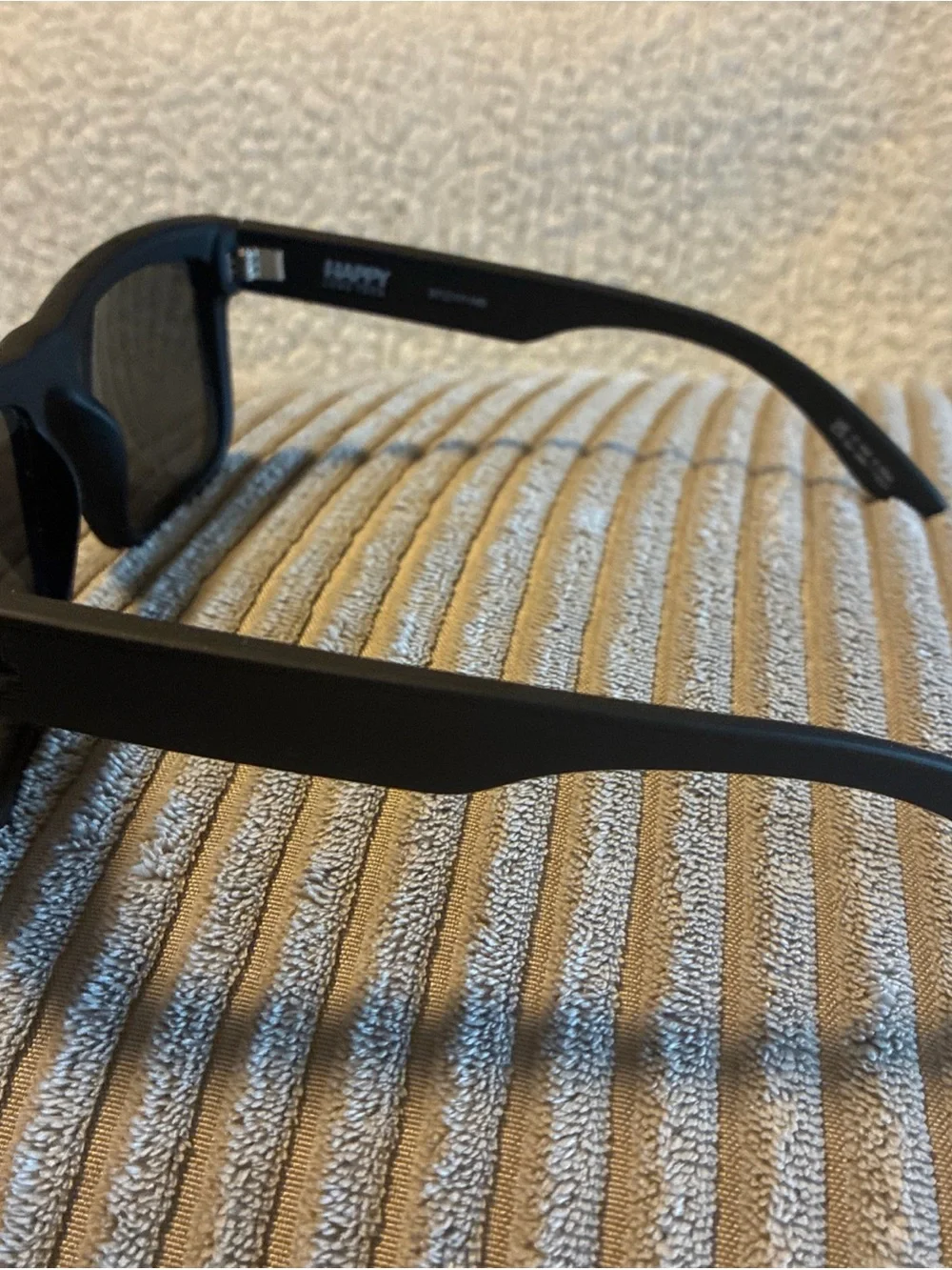 SPY+ DISCORD Happy Lens Black Plastic Square Sunglasses With Case